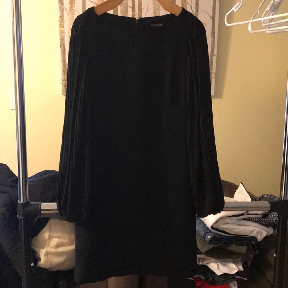 Black shift dress